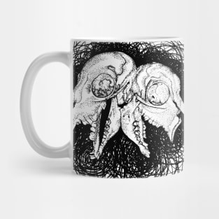 Double Headed Sheep's Skull Mug